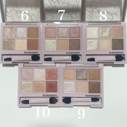 オーラクリエイション/BLEND BERRY/アイシャドウパレットを使ったクチコミ(5枚目)