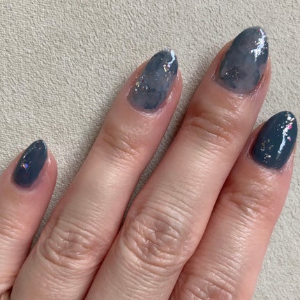 gene TOKYO ネイル グレージュブルー/DAISO/マニキュアを使ったクチコミ(2枚目)