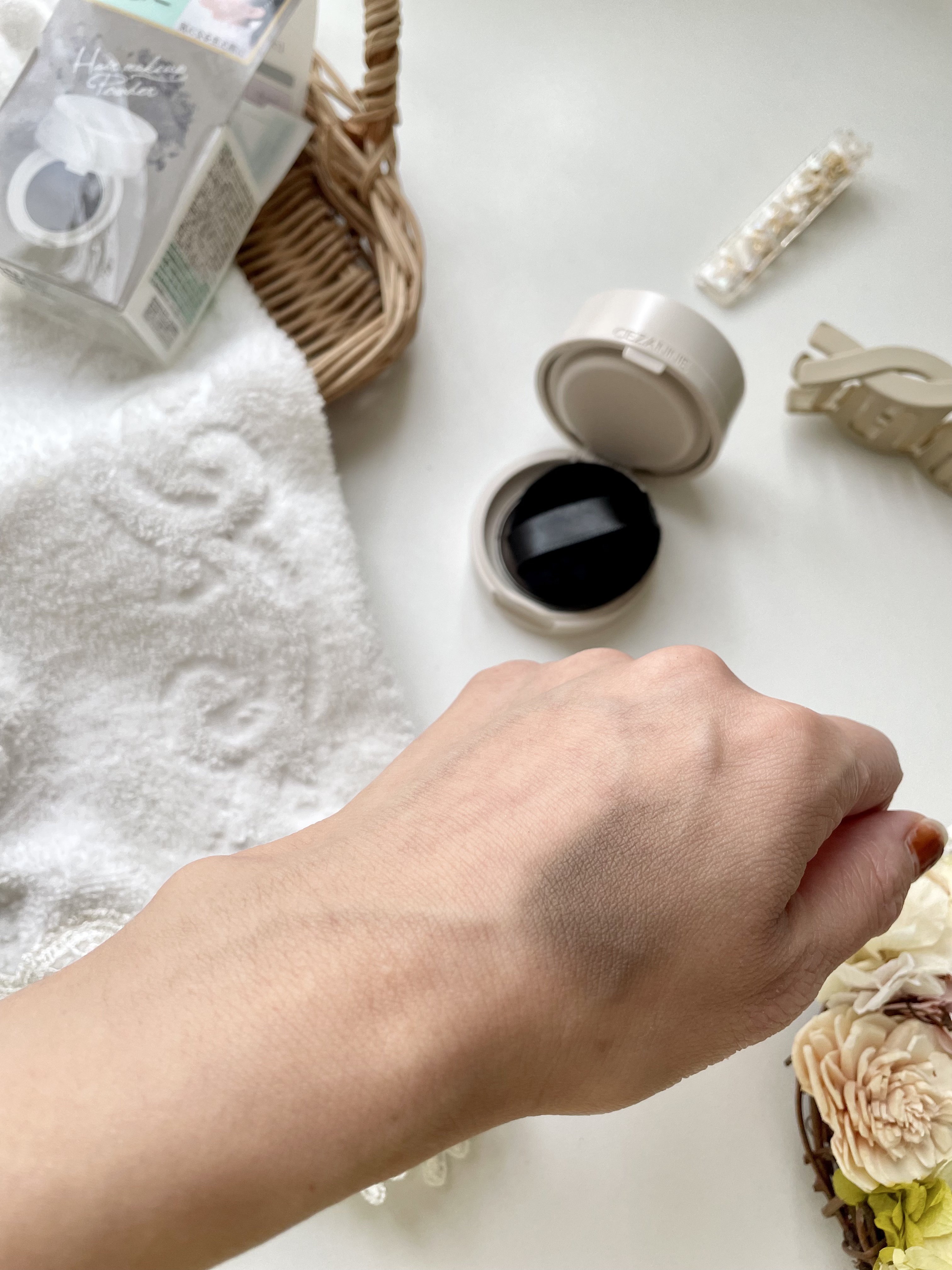 ヘアメイクパウダー/CEZANNE/ヘアケア・スタイリングを使ったクチコミ（3枚目）