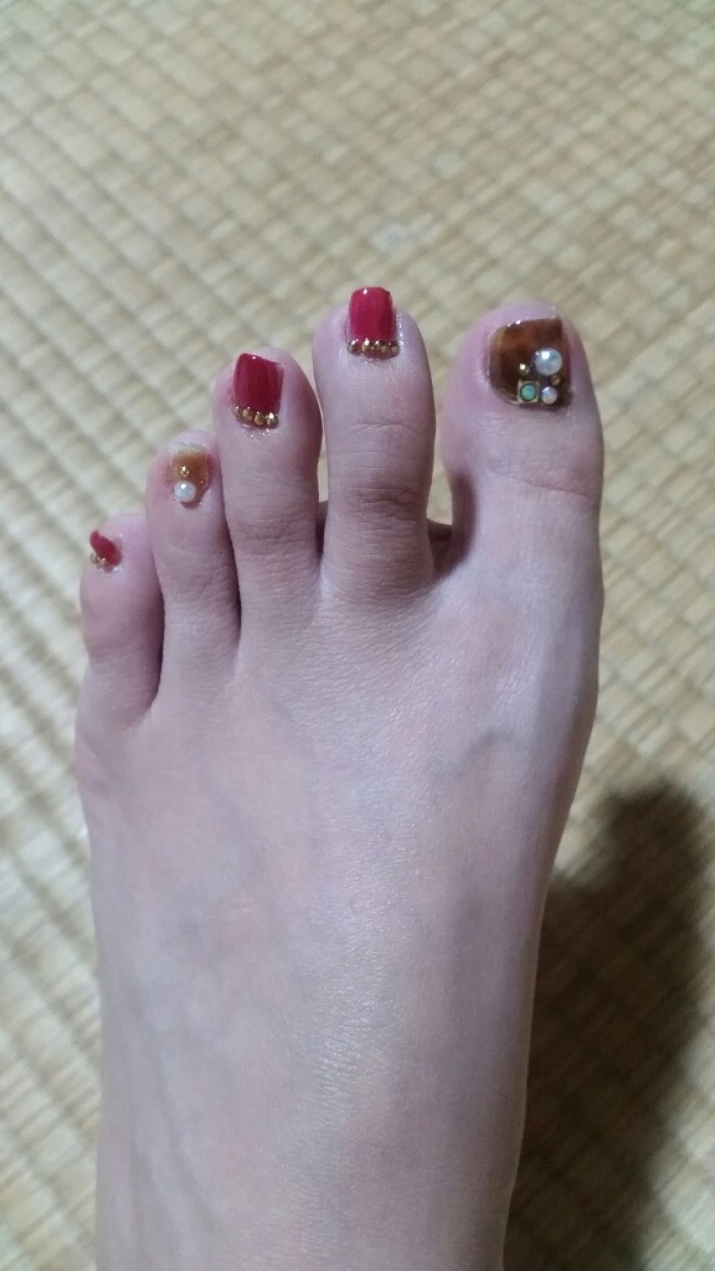 しずくネイルシール/キャンドゥ/ネイルシールを使ったクチコミ（3枚目）