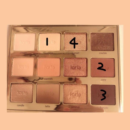 Tartelette Toasted Eyeshadow Palette/tarte/アイシャドウパレットを使ったクチコミ(2枚目)
