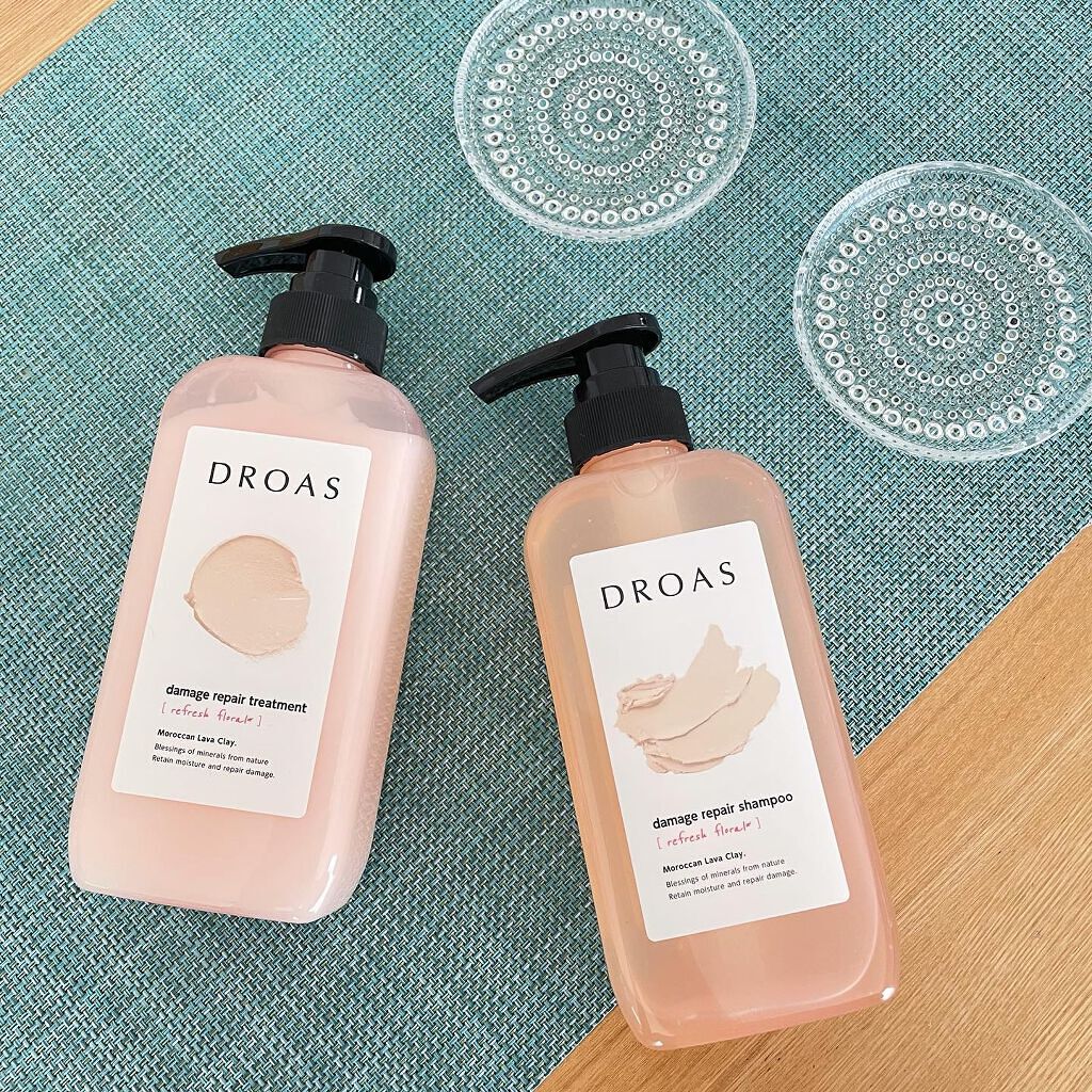 ダメージリペアシャンプー/トリートメント/DROAS/市販シャンプーを使ったクチコミ(4枚目)