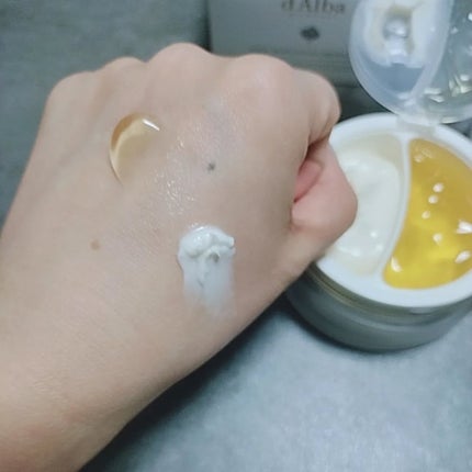 ホワイトトリュフダブルセラムアンドクリーム/ダルバ/フェイスクリームを使ったクチコミ(5枚目)