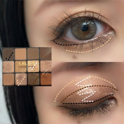 グラムチェンジマルチパレット/A.BLACK/マルチパレットを使ったクチコミ(3枚目)