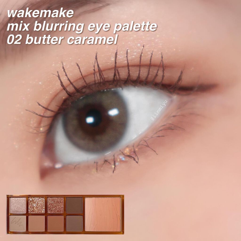 ミックスブラーリングアイパレット/wakemake/マルチパレットを使ったクチコミ（1枚目）