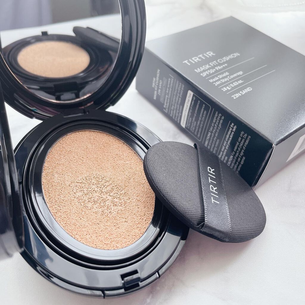マスクフィットクッション  23Nサンド/TIRTIR(ティルティル)/クッションファンデーションを使ったクチコミ（3枚目）