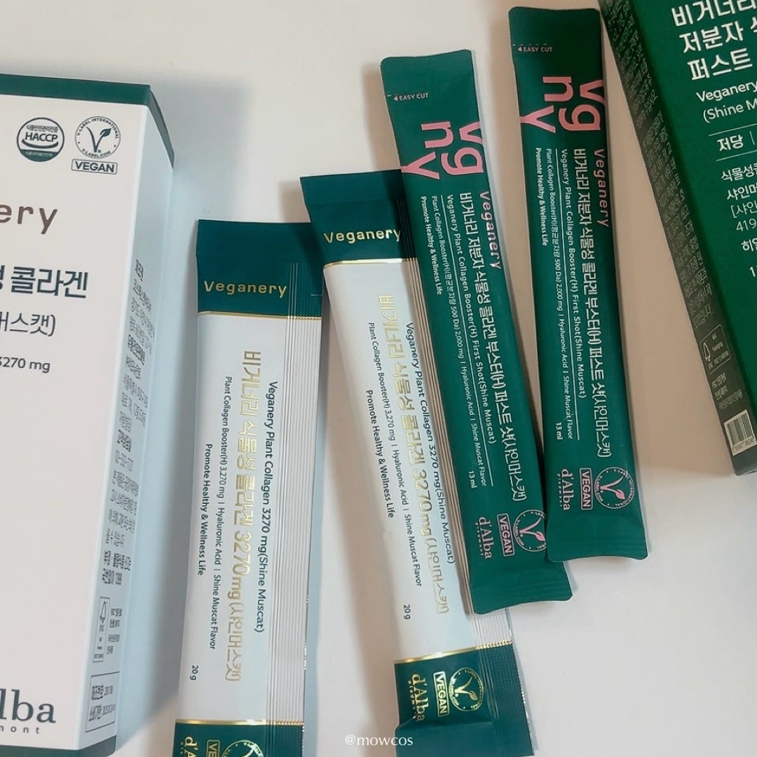 ヴィーガナリー低分子植物性コラーゲンブースターファーストショット/ダルバ/美容サプリメントを使ったクチコミ(4枚目)