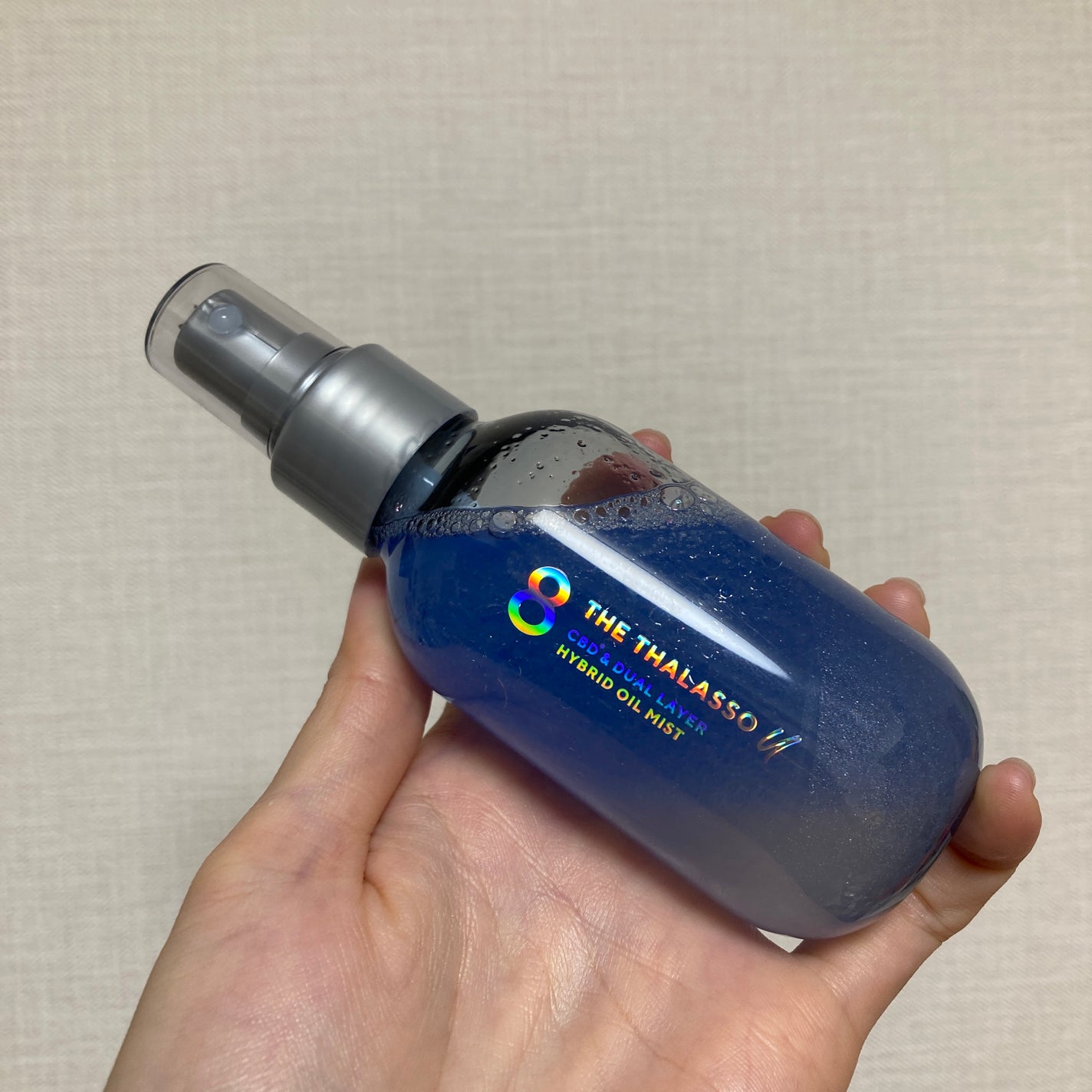 ユー CBD&デュアルレイヤー ハイブリッド オイルミスト/エイトザタラソ/ヘアミストを使ったクチコミ(2枚目)