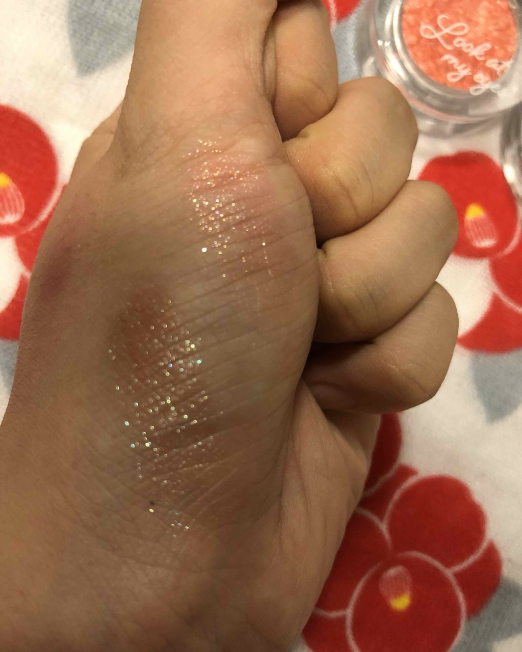 ルックアット マイアイジュエル OR202/ETUDE/単色アイシャドウを使ったクチコミ（3枚目）