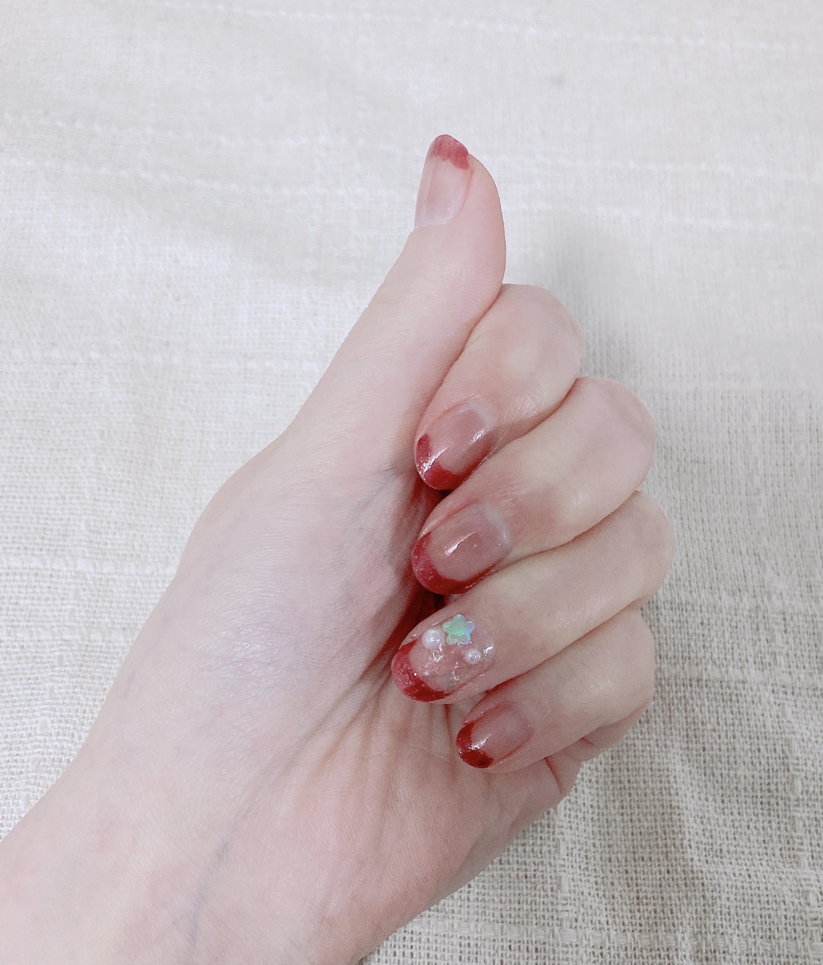 ネイルファンデーション/パラドゥ/マニキュアを使ったクチコミ（1枚目）