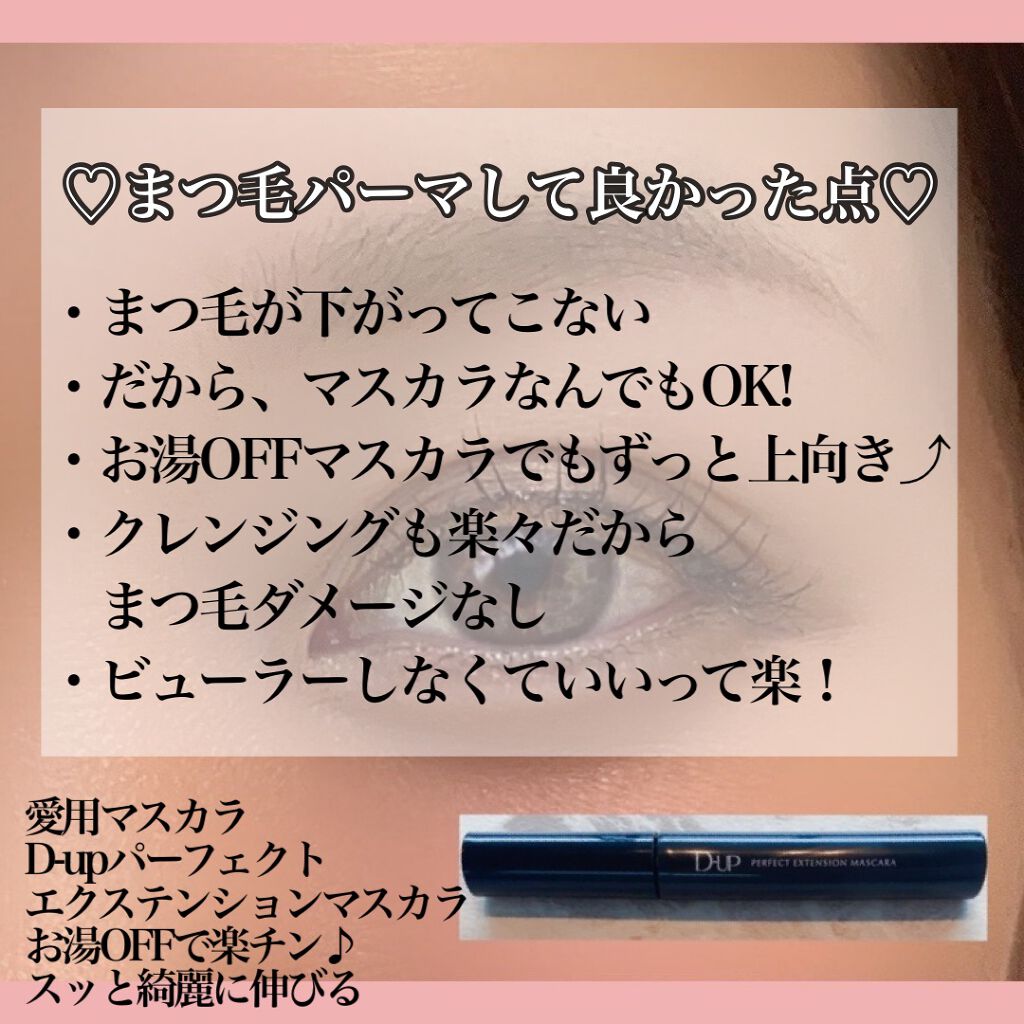 パーフェクトエクステンション マスカラ/D-UP/マスカラを使ったクチコミ（2枚目）