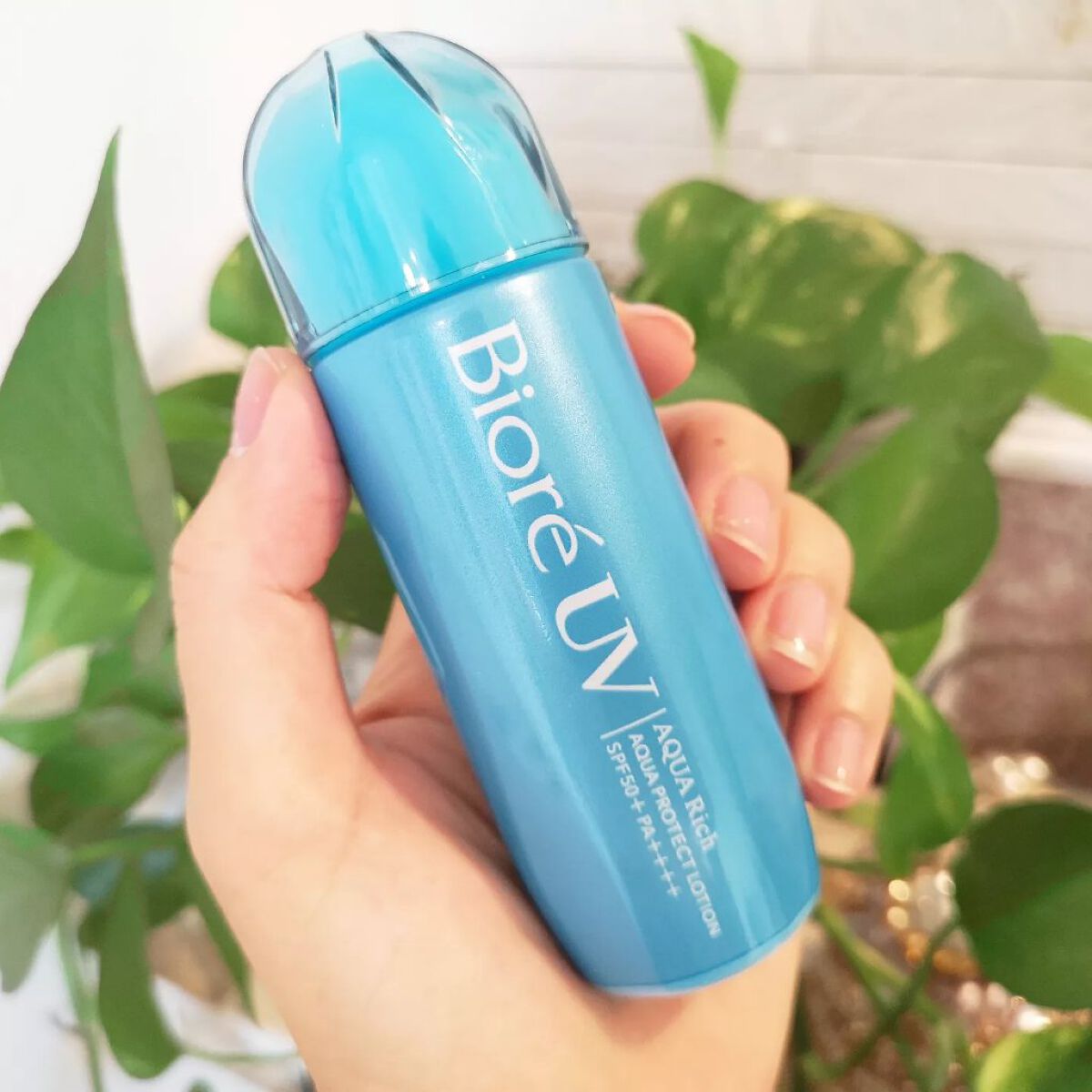 ビオレUV アクアリッチ アクアプロテクトローション(水層パック)/ビオレ/日焼け止めローションを使ったクチコミ(2枚目)