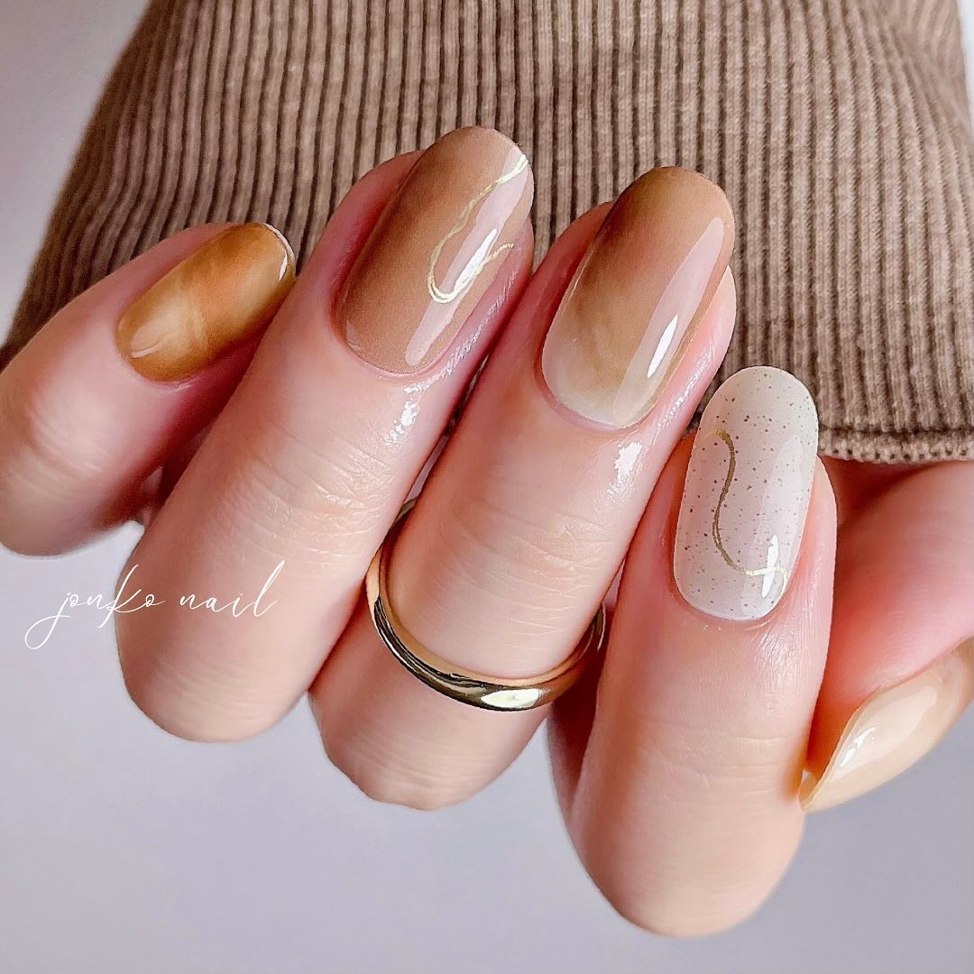 ジェルミーペタリー L9  バニラアフォガート/ジェルミーワン/ネイルシールを使ったクチコミ（1枚目）