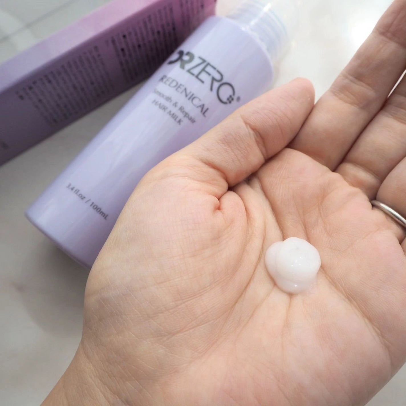 リデニカル スムース&リペアヘアミルク/DRZERO/ヘアミルクを使ったクチコミ(4枚目)