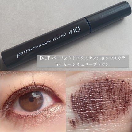 パーフェクトエクステンション マスカラ for カール/D-UP/マスカラを使ったクチコミ(4枚目)
