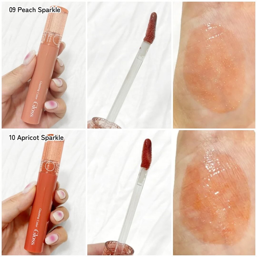 グラスティングカラーグロス/rom&nd/リップグロスを使ったクチコミ(3枚目)