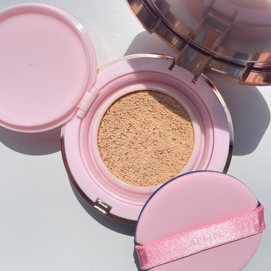 ピンクティーツリーカバークッション/APLIN/クッションファンデーションを使ったクチコミ（3枚目）