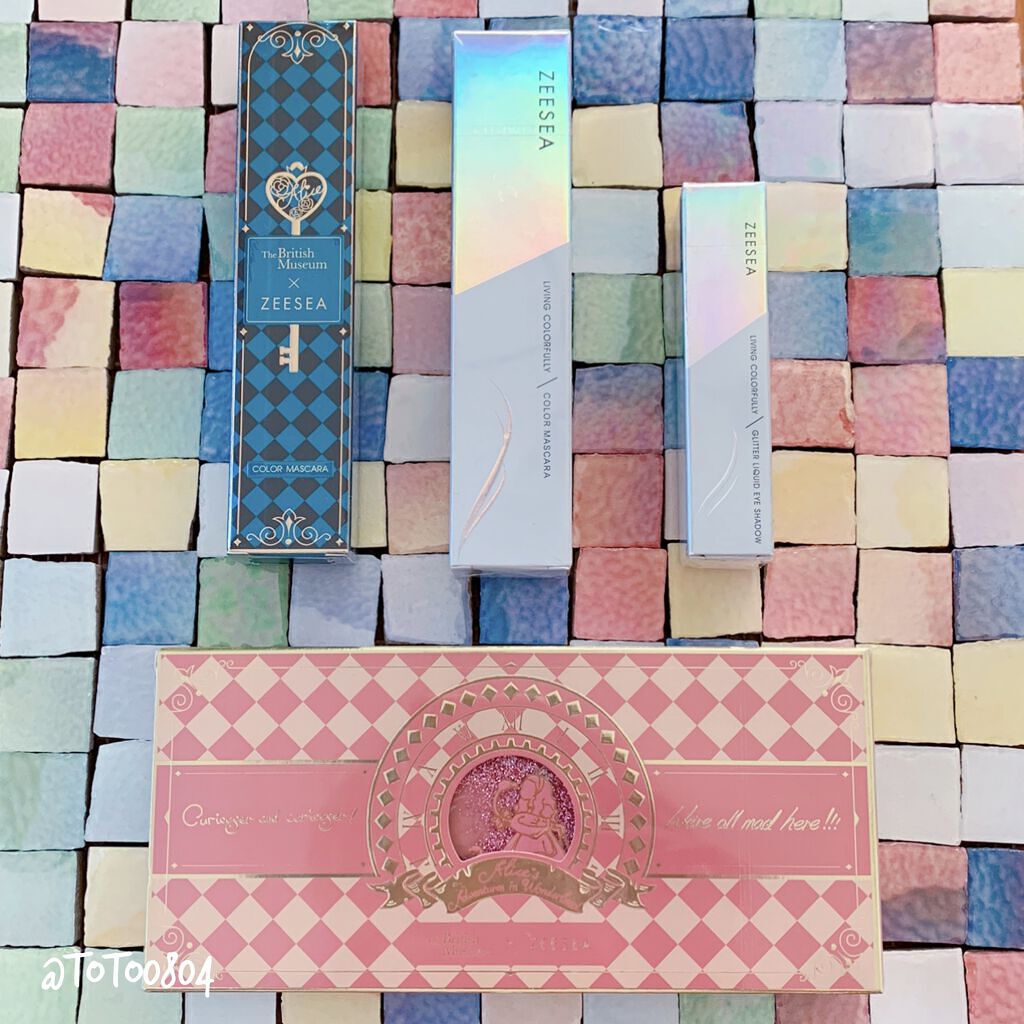 ダイヤモンドシリーズ カラーマスカラ/ZEESEA/マスカラを使ったクチコミ（2枚目）