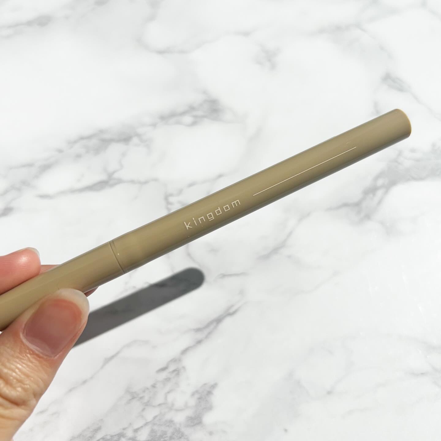 キングダム リキッドアイライナーR1 ラテブラウン/キングダム/リキッドアイライナーを使ったクチコミ（2枚目）