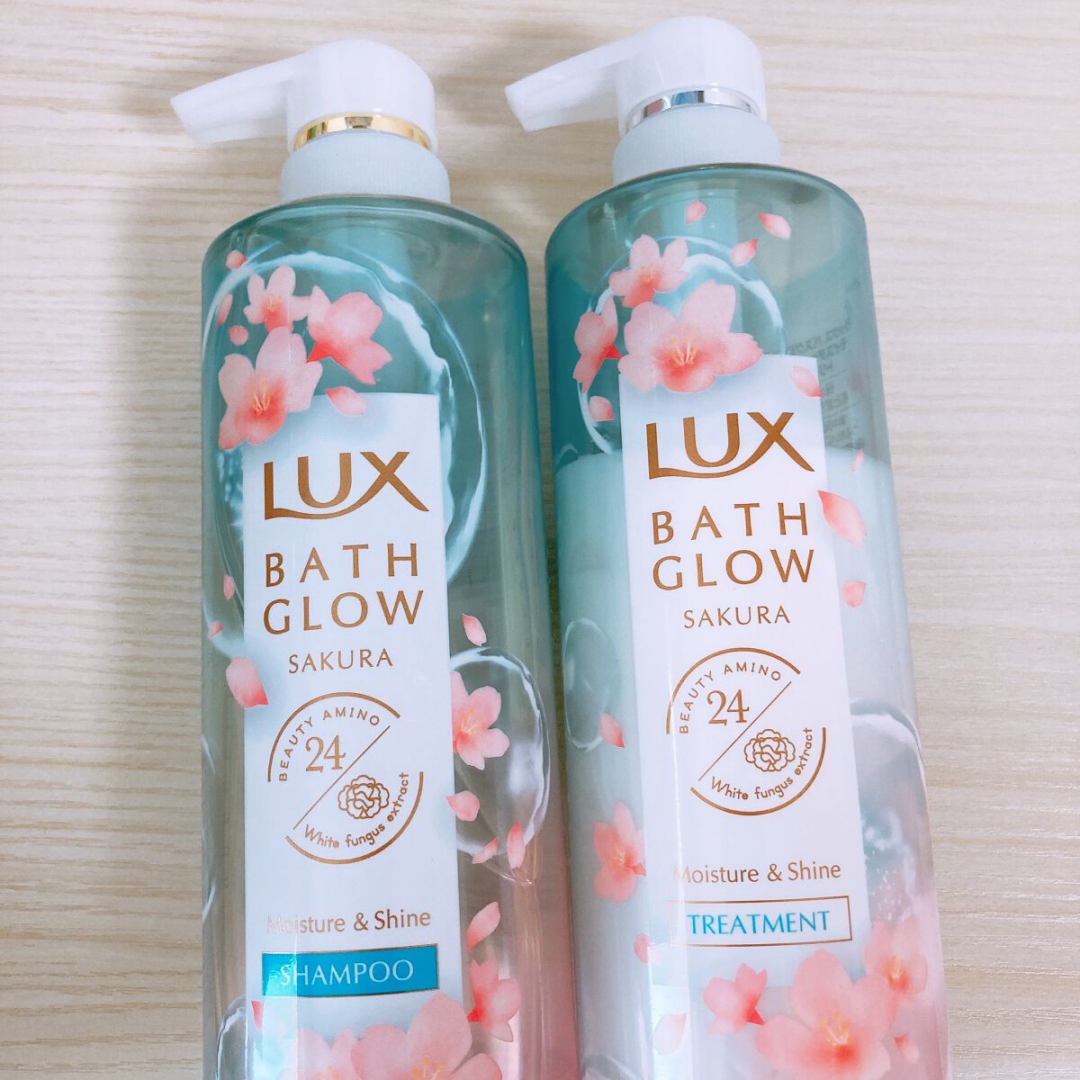 バスグロウ リペア&シャイン シャンプー/トリートメント/LUX/シャンプー・コンディショナーを使ったクチコミ(1枚目)