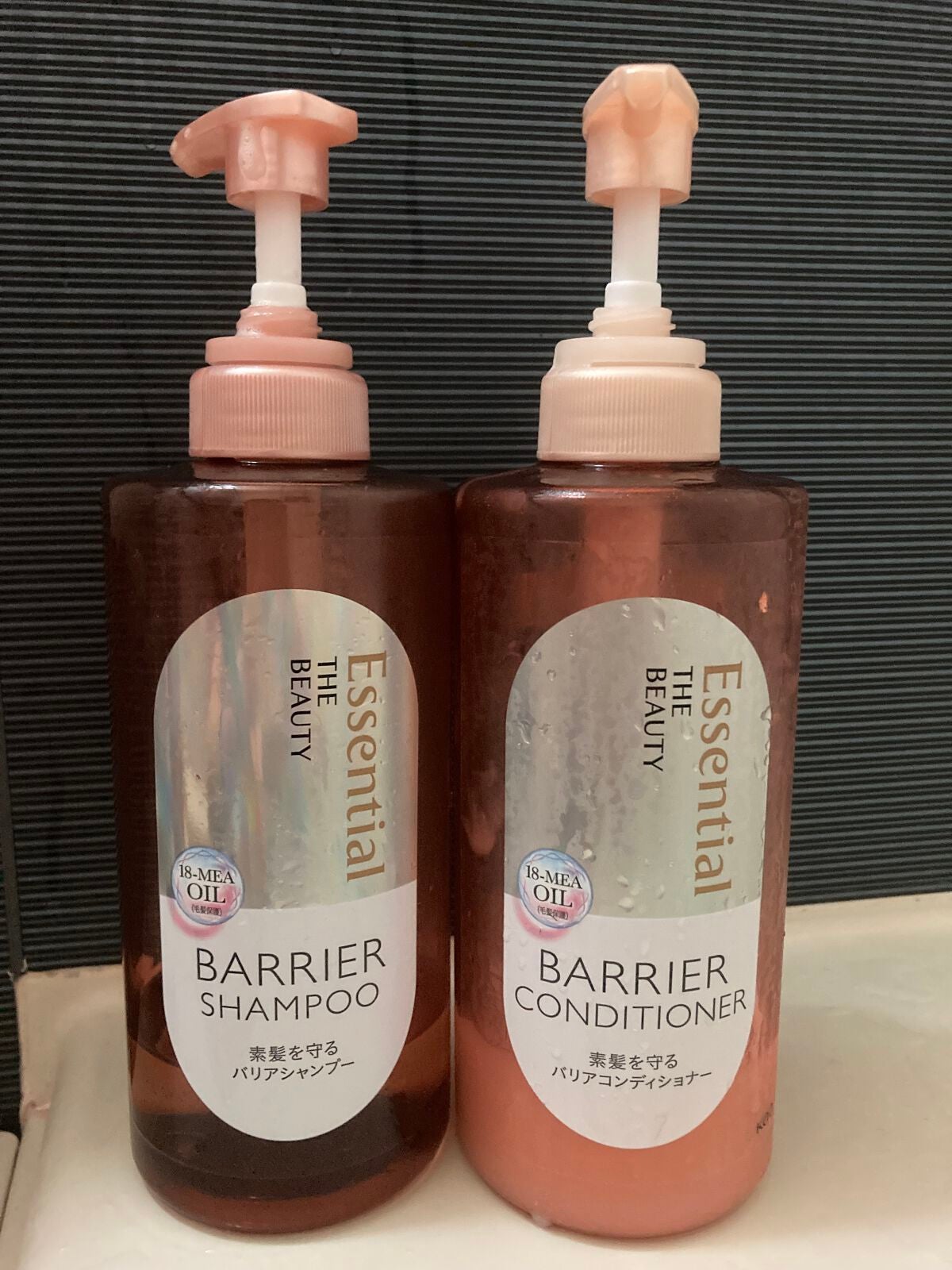 ザビューティ 髪のキメ美容素髪を守る バリアシャンプー/コンディショナー/エッセンシャル/シャンプー・コンディショナーを使ったクチコミ(1枚目)