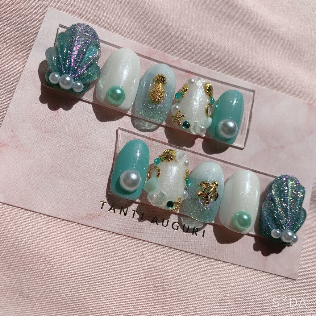 ネイルチップ/DAISO/ネイルチップ・パーツを使ったクチコミ（2枚目）