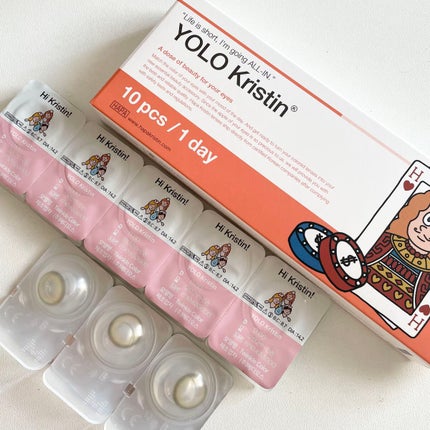 YOLO Kristin/Hapa kristin/カラーコンタクトレンズを使ったクチコミ(2枚目)