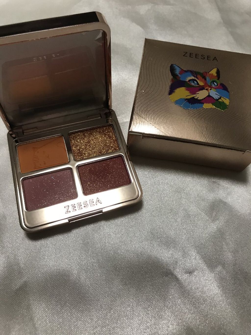 アニマルアイシャドウ(4シェード)/ZEESEA/アイシャドウパレットを使ったクチコミ(1枚目)