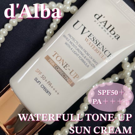 ウォータフルトーンアップサンクリーム/ダルバ/日焼け止めクリームを使ったクチコミ(1枚目)
