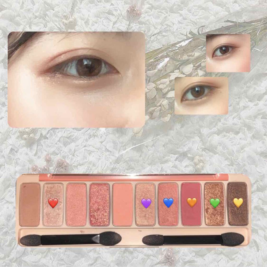 プレイカラー アイシャドウ/ETUDE/アイシャドウパレットを使ったクチコミ（3枚目）