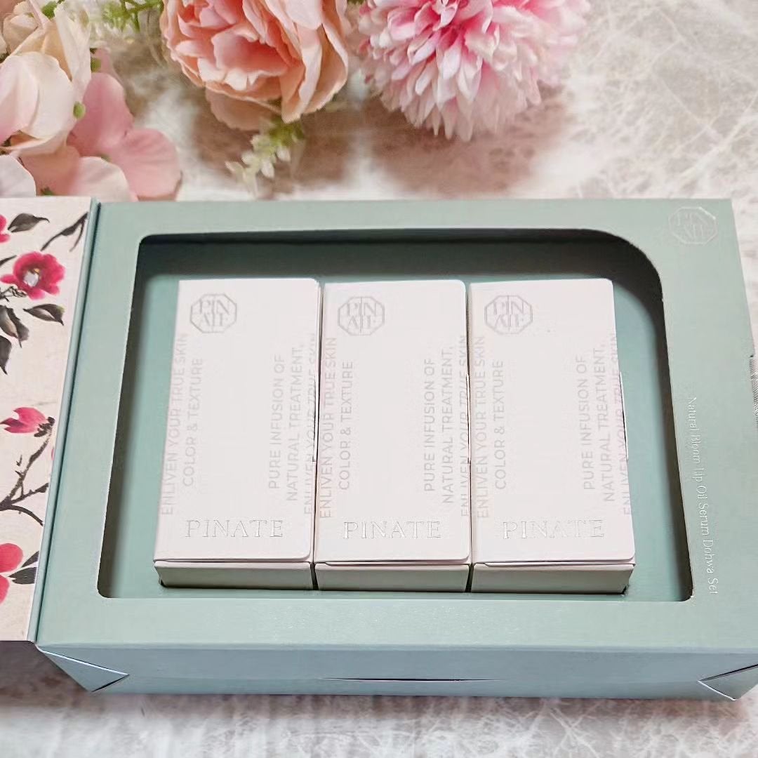 ナチュラルブルームリップオイルセラム 3色セット/PINATE/リップグロスを使ったクチコミ(2枚目)