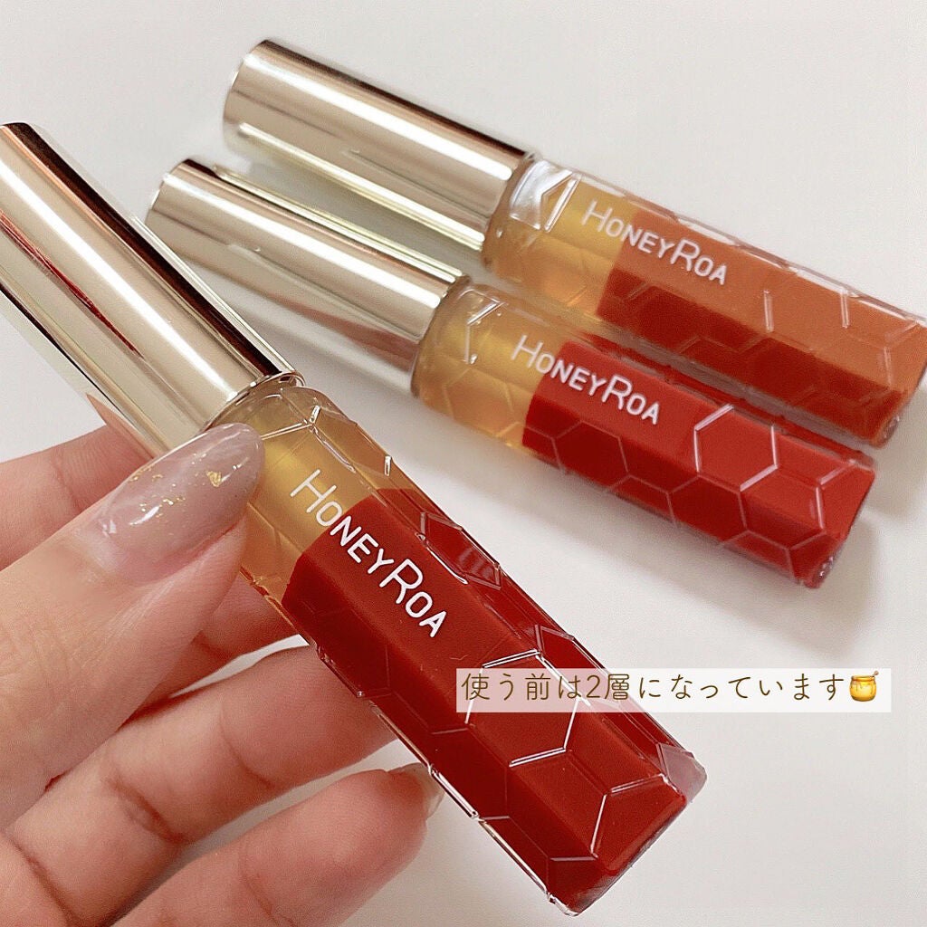 ハニーラスター r/ROAlív/リップグロスを使ったクチコミ(3枚目)