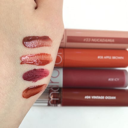 ジューシーラスティングティント/rom&nd/リップティントを使ったクチコミ(2枚目)