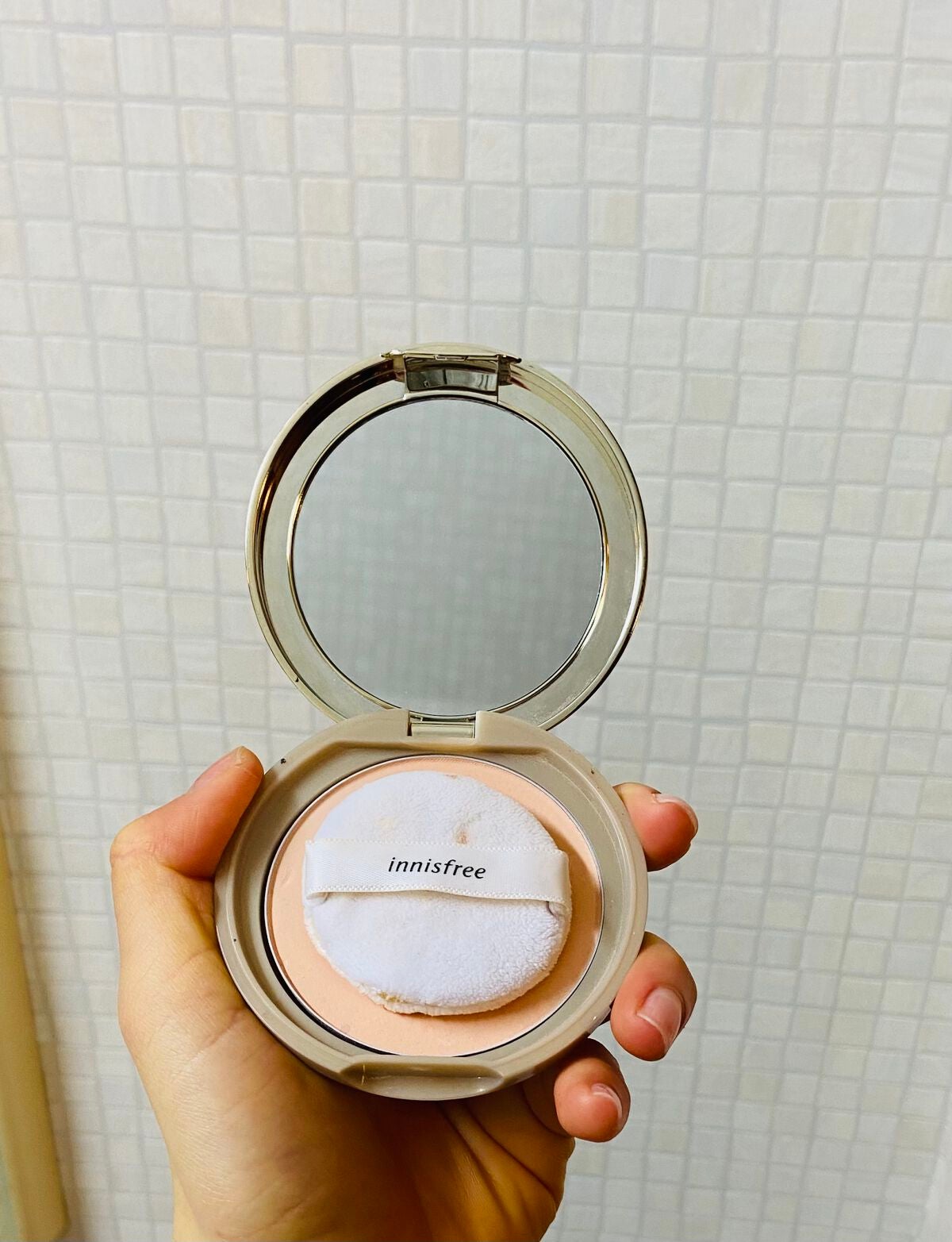 マシュマロフィニッシュパウダー/キャンメイク/プレストパウダーを使ったクチコミ(4枚目)