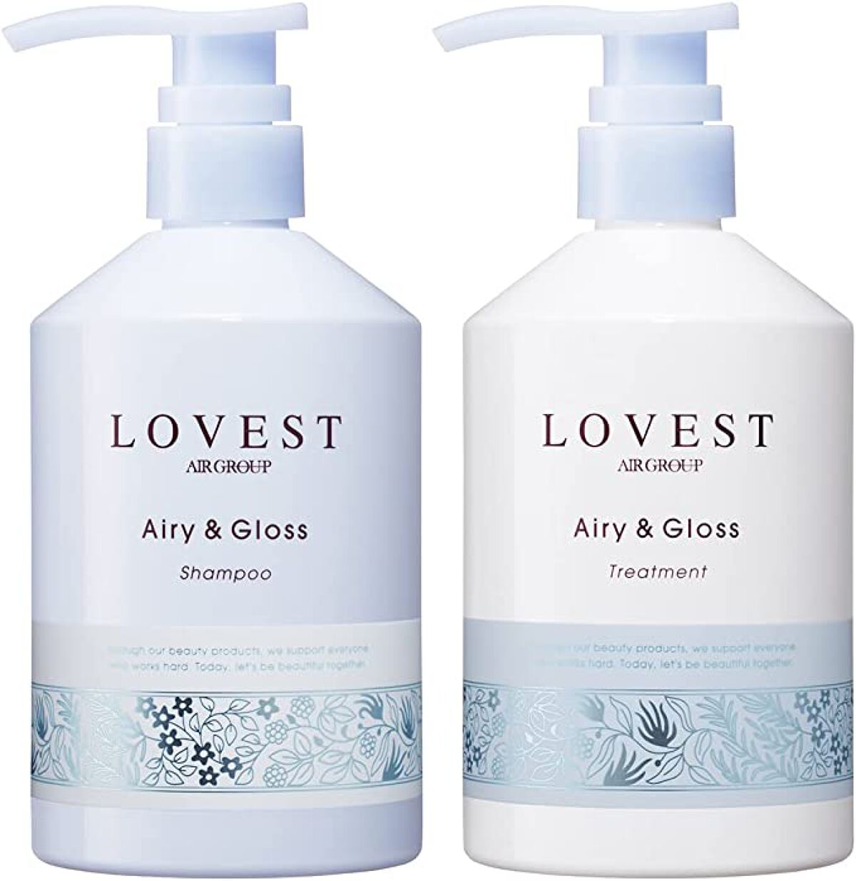 エアリーアンドグロス シャンプー/トリートメント LOVEST by air Salon Quality Hair Care