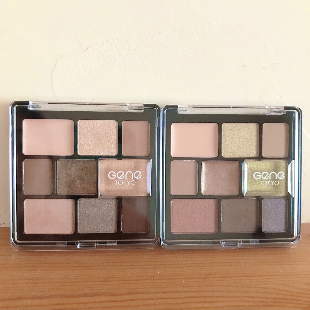 GENE TOKYO ムードアイシャドウパレット/DAISO/アイシャドウパレットを使ったクチコミ（2枚目）