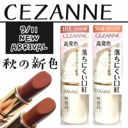 ラスティング リップカラーN/CEZANNE/口紅を使ったクチコミ(1枚目)