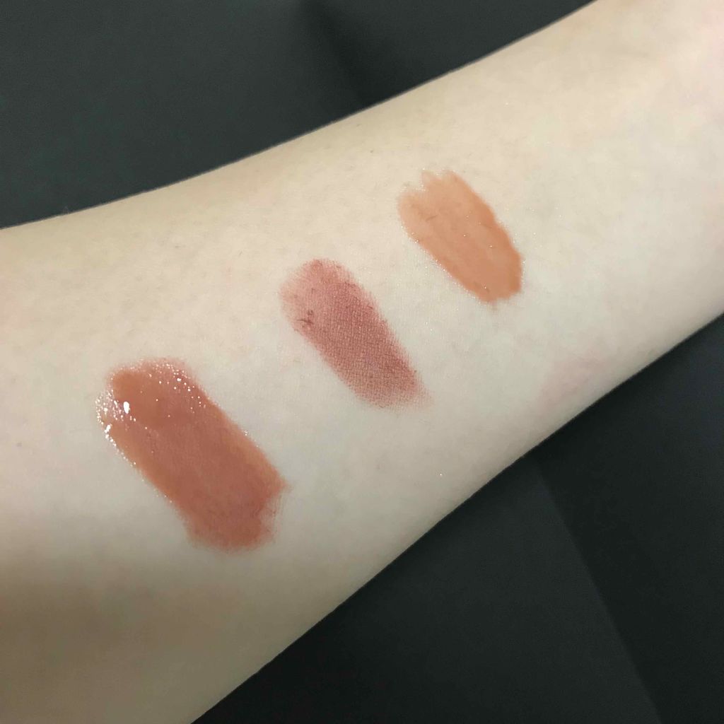 ジンジャーリップバター 8A04 キャメル[オンライン限定]/SHIRO/リップグロスを使ったクチコミ（2枚目）