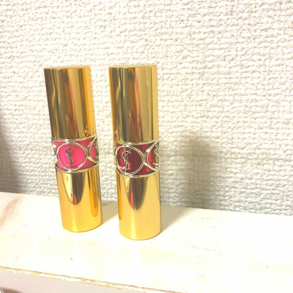 ルージュ ヴォリュプテ シャイン/YVES SAINT LAURENT BEAUTE/口紅を使ったクチコミ(1枚目)