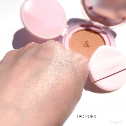 ブルームインカバーフィットクッション/rom&nd/クッションファンデーションを使ったクチコミ(2枚目)