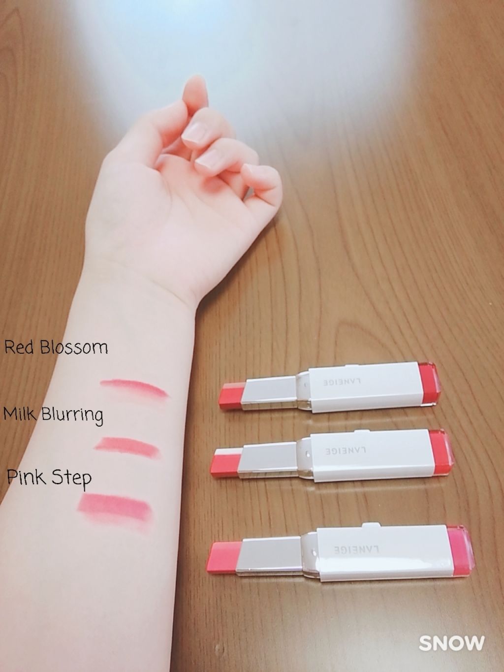 ツー トーン リップ バー/LANEIGE/口紅を使ったクチコミ(3枚目)