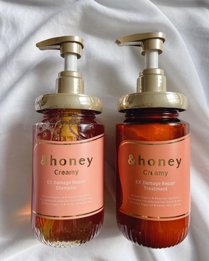 Creamy EXダメージリペアシャンプー1.0/ヘアトリートメント2.0/&honey/市販シャンプーを使ったクチコミ(5枚目)