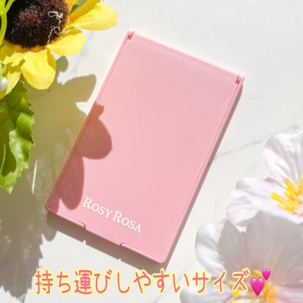 リアルックミラー ミニ ピンク(限定)/ロージーローザ/その他化粧小物を使ったクチコミ(2枚目)