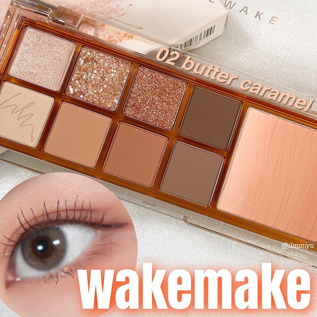 ミックスブラーリングアイパレット/wakemake/マルチパレットを使ったクチコミ（2枚目）