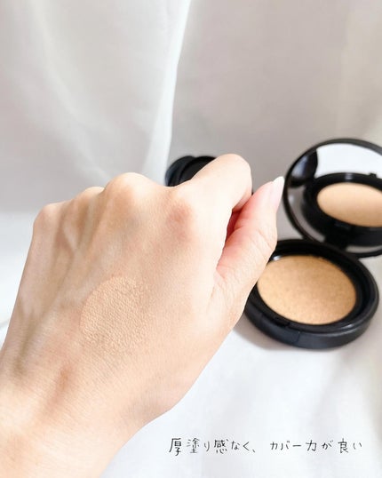 ベルベットジュエルクッション/BIVABOO/クッションファンデーションを使ったクチコミ(4枚目)