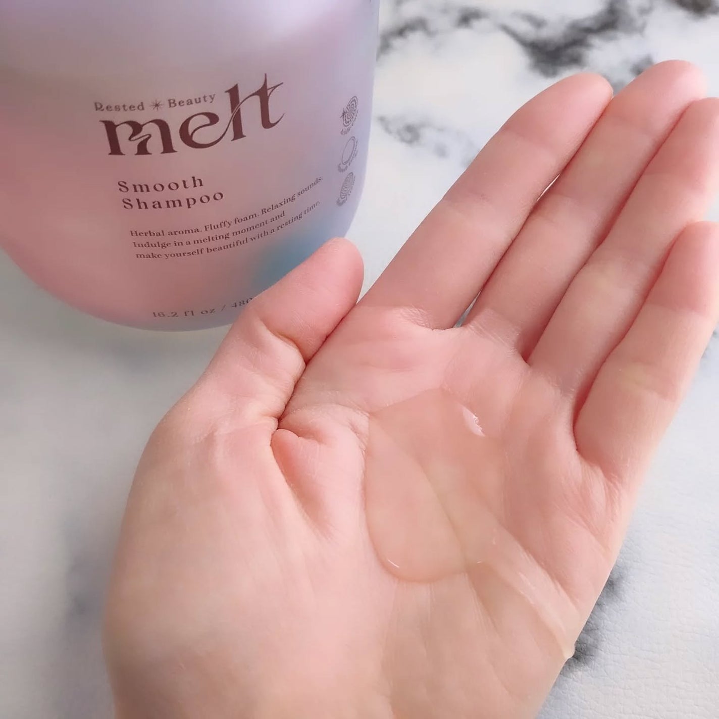 メルト スムースシャンプー/トリートメント/melt/市販シャンプーを使ったクチコミ(3枚目)