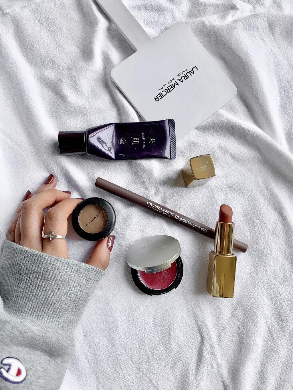 ミネラルクリアリップ＆チーク プラムレッド/エトヴォス/ジェル・クリームチークを使ったクチコミ（2枚目）