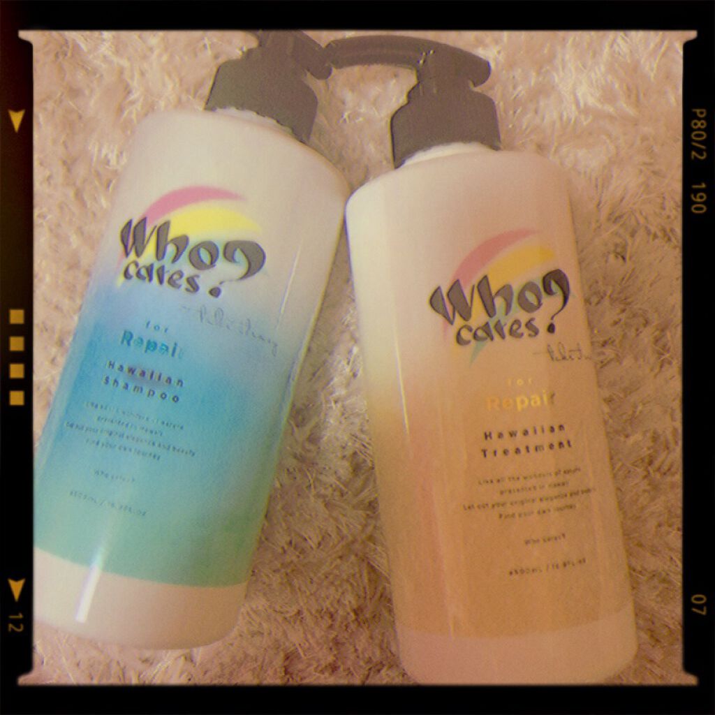 ハワイアンシャンプー＆トリートメント ＜リペア＞/who cares?/市販シャンプーを使ったクチコミ（1枚目）