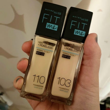 フィットミー リキッドファンデーション R/MAYBELLINE NEW YORK/リキッドファンデーションを使ったクチコミ(1枚目)