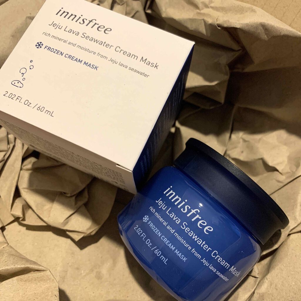ラバシーウォーター クリームマスク/innisfree/フェイスクリームを使ったクチコミ（2枚目）